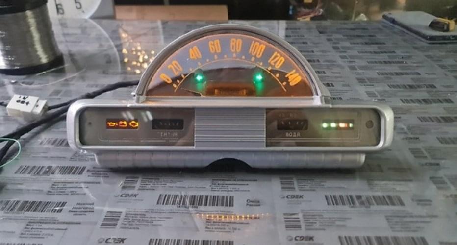 Щиток приборов Газ 21 для свапа своими руками:
Электромеханический..