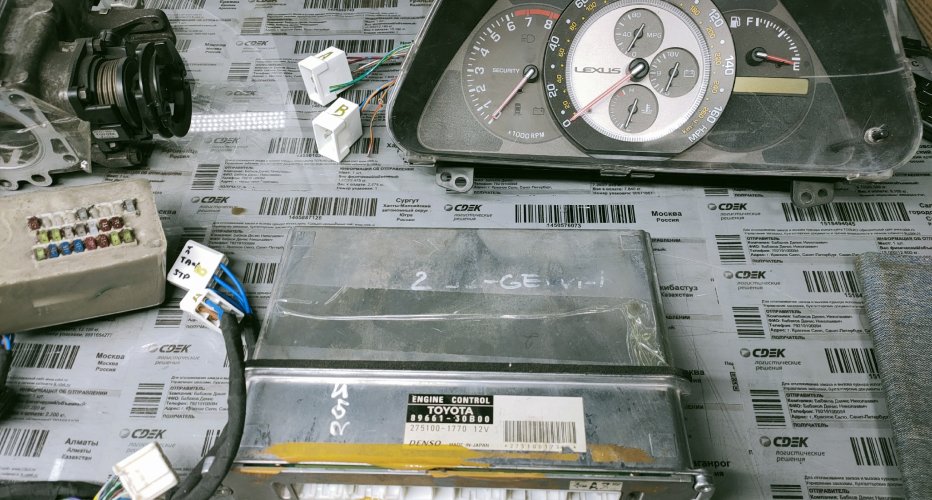 2jz ge vvti 5at Lexus IS 300. Автономная электрика двс Тойота Лексус IS 300 поставил и..
