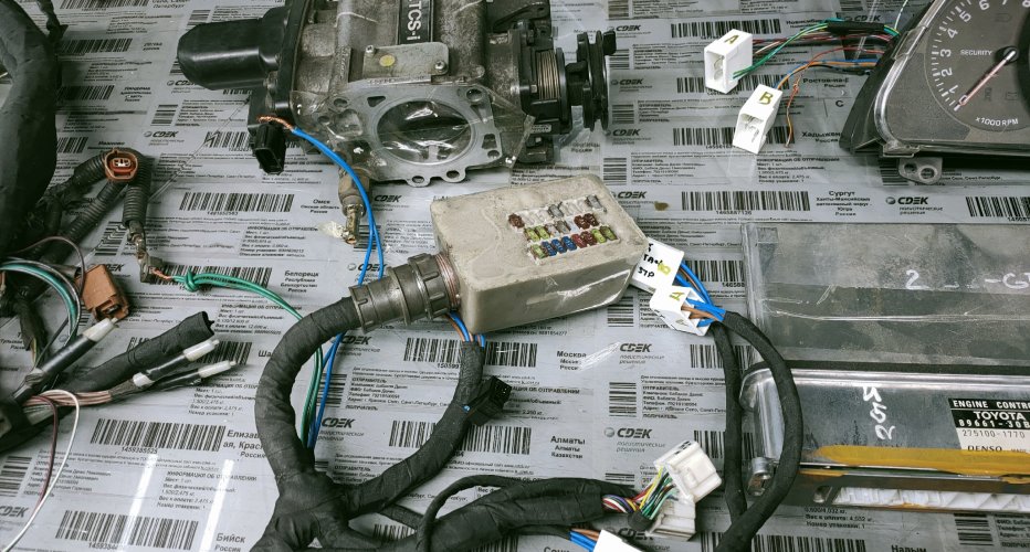 2jz ge vvti 5at Lexus IS 300. Автономная электрика двс Тойота Лексус IS 300 поставил и..