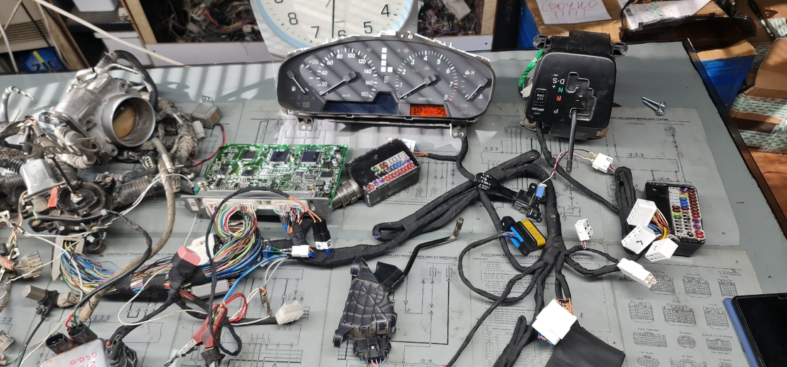 3uz fe 6at  свап своими руками с Орионкарс. Автономная электрика двс Тойота для