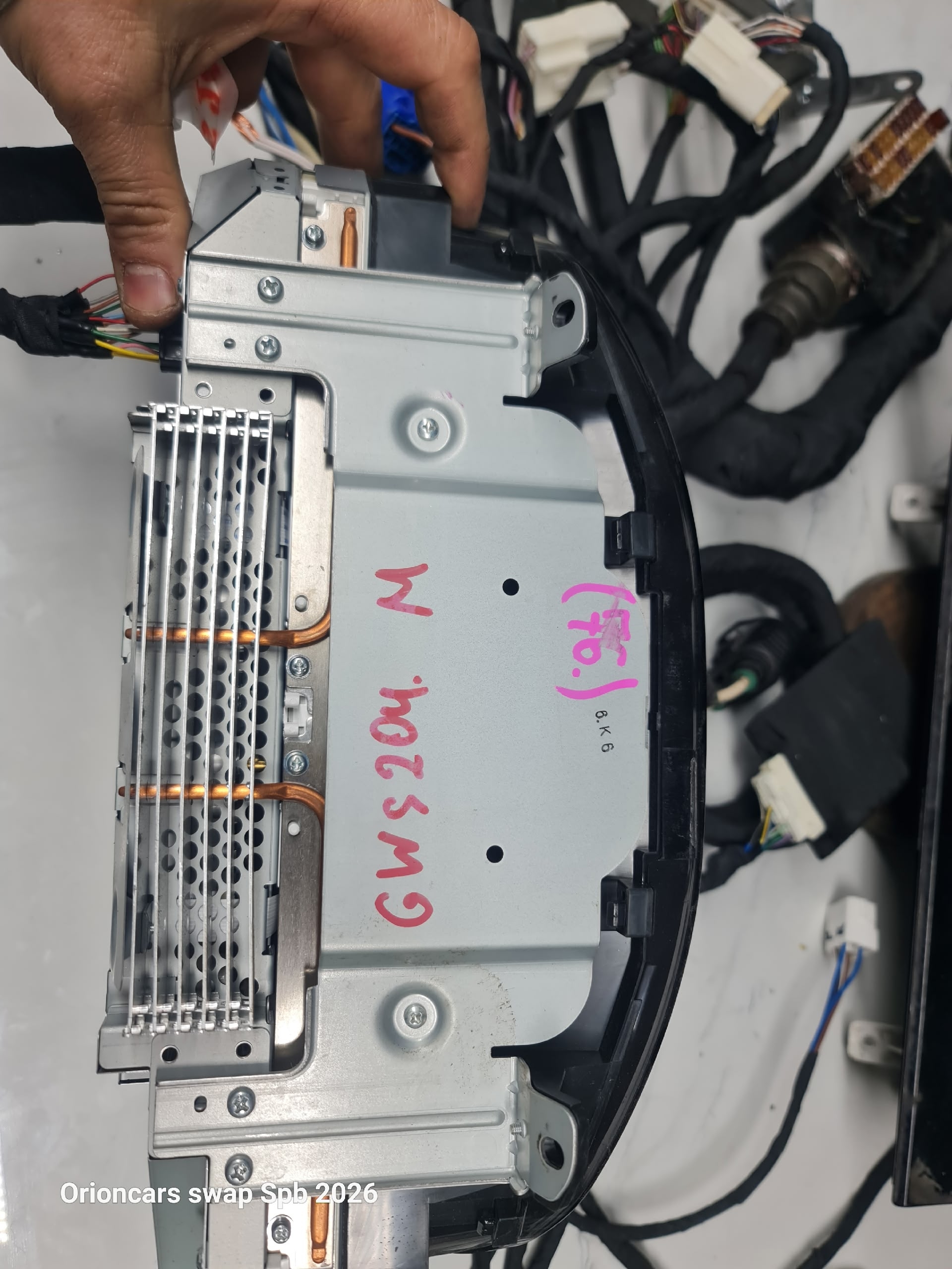 Щиток приборов Gws Crown 200 серии. Жк монитор. Адаптирован под мпх Crown JZS/UZ