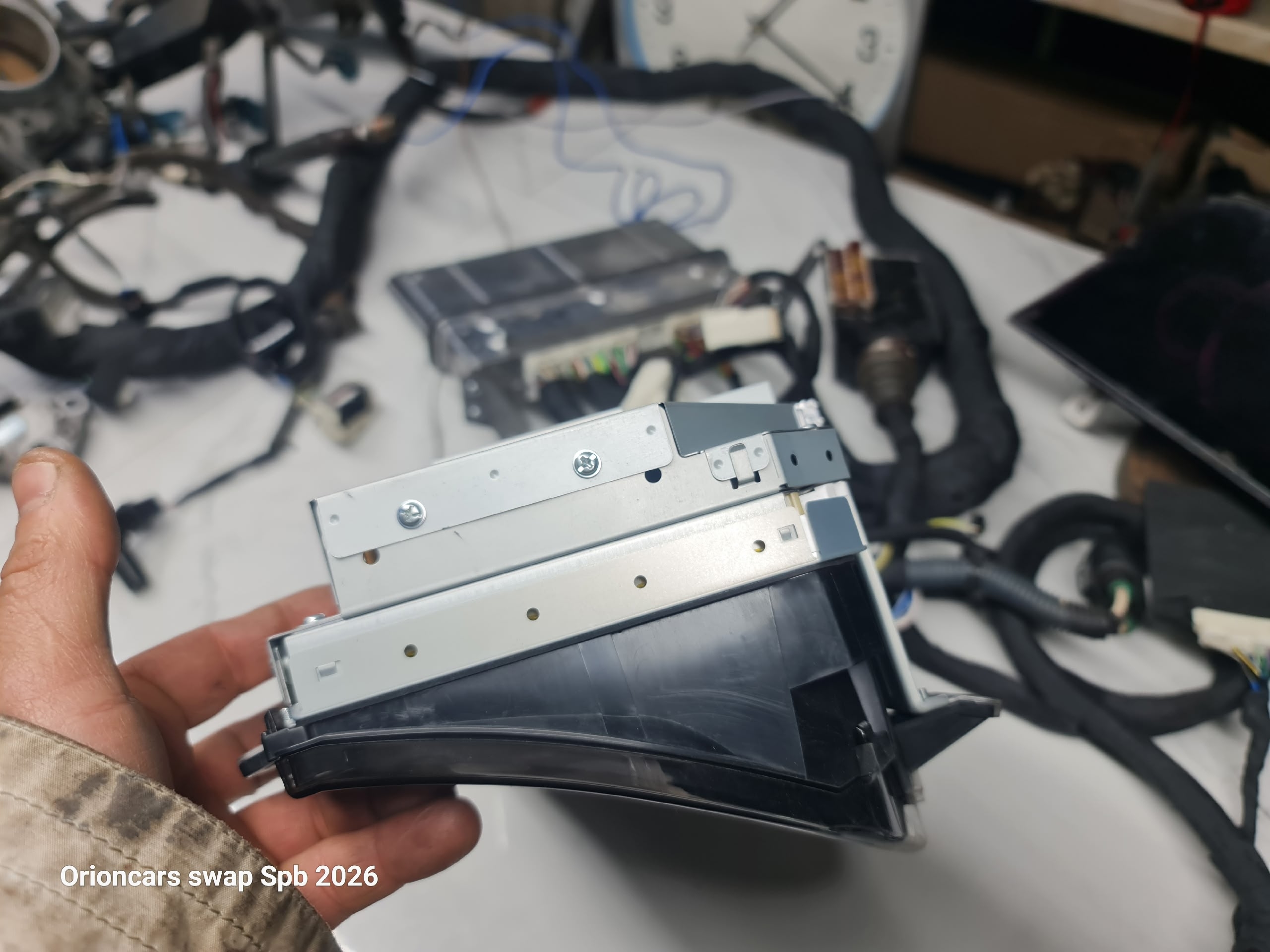 Щиток приборов Gws Crown 200 серии. Жк монитор. Адаптирован под мпх Crown JZS/UZ