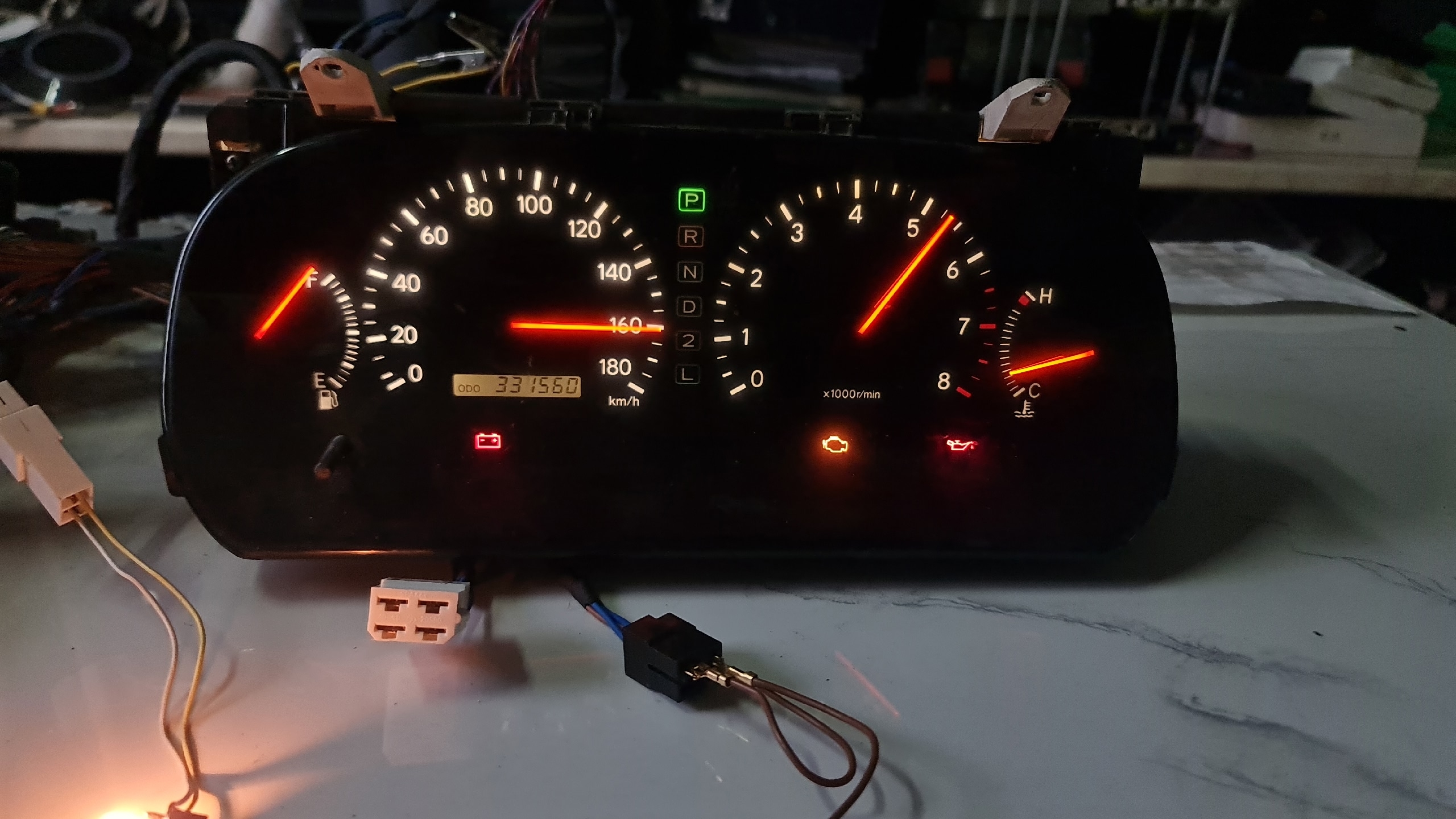 Дикие васины усы 2jz ge vvti Crown. Когда видим синюю изоленту - это как метка,