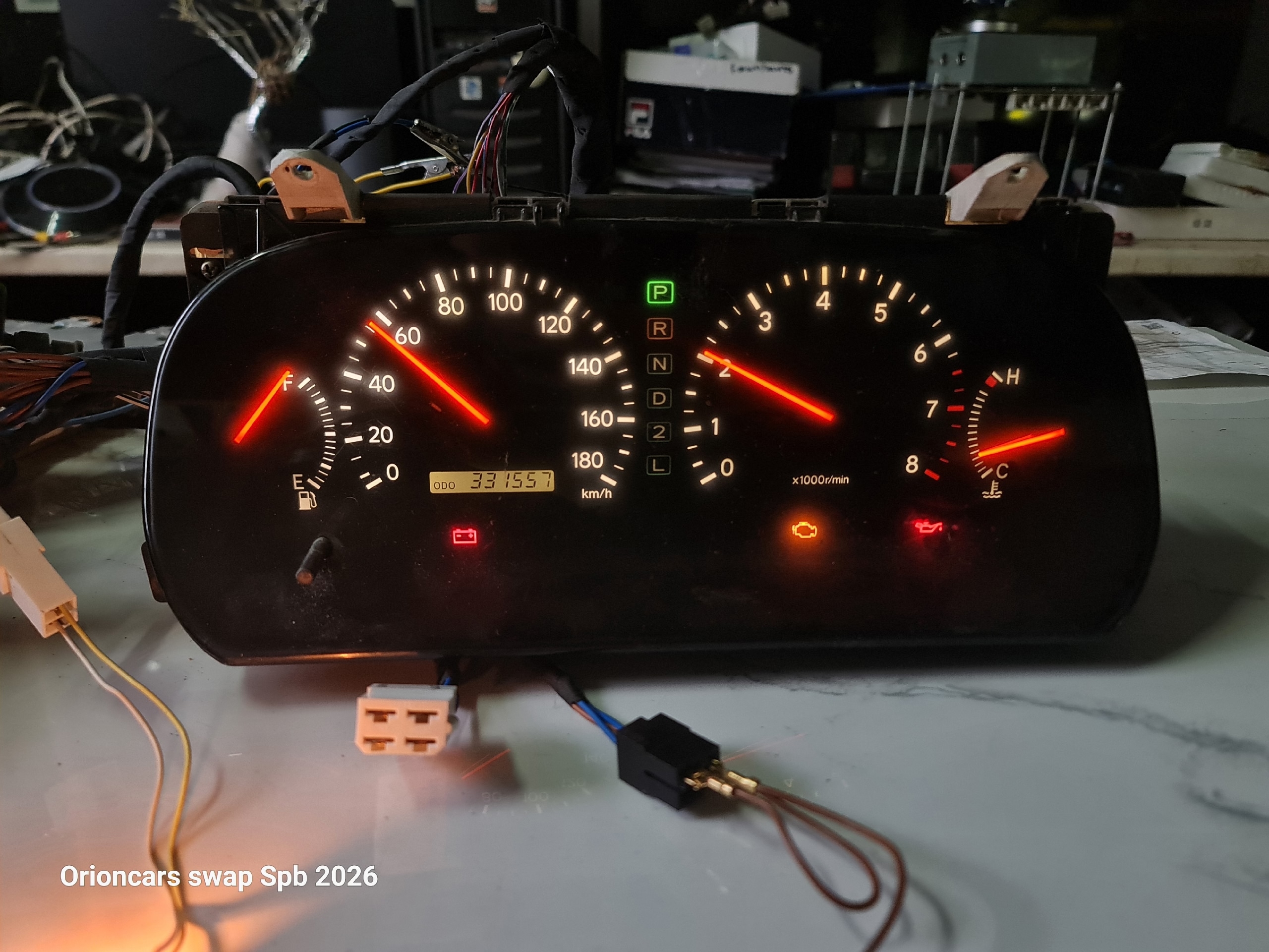 Дикие васины усы 2jz ge vvti Crown. Когда видим синюю изоленту - это как метка,