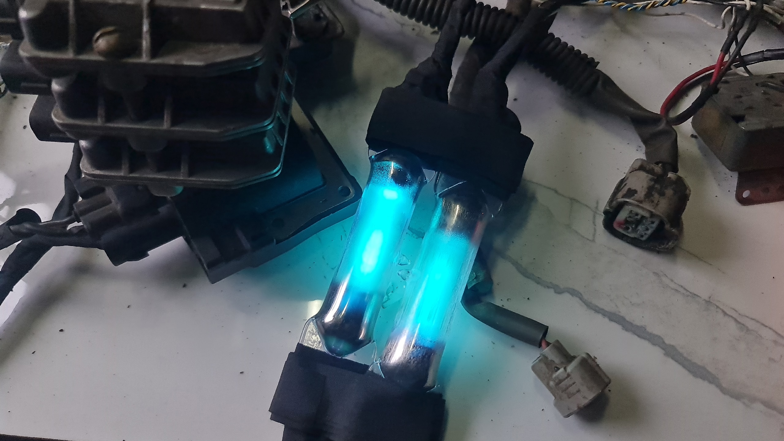 Отремонтированная коса двс 1uz fe non vvti: запустился второй игнитор. Убрали до