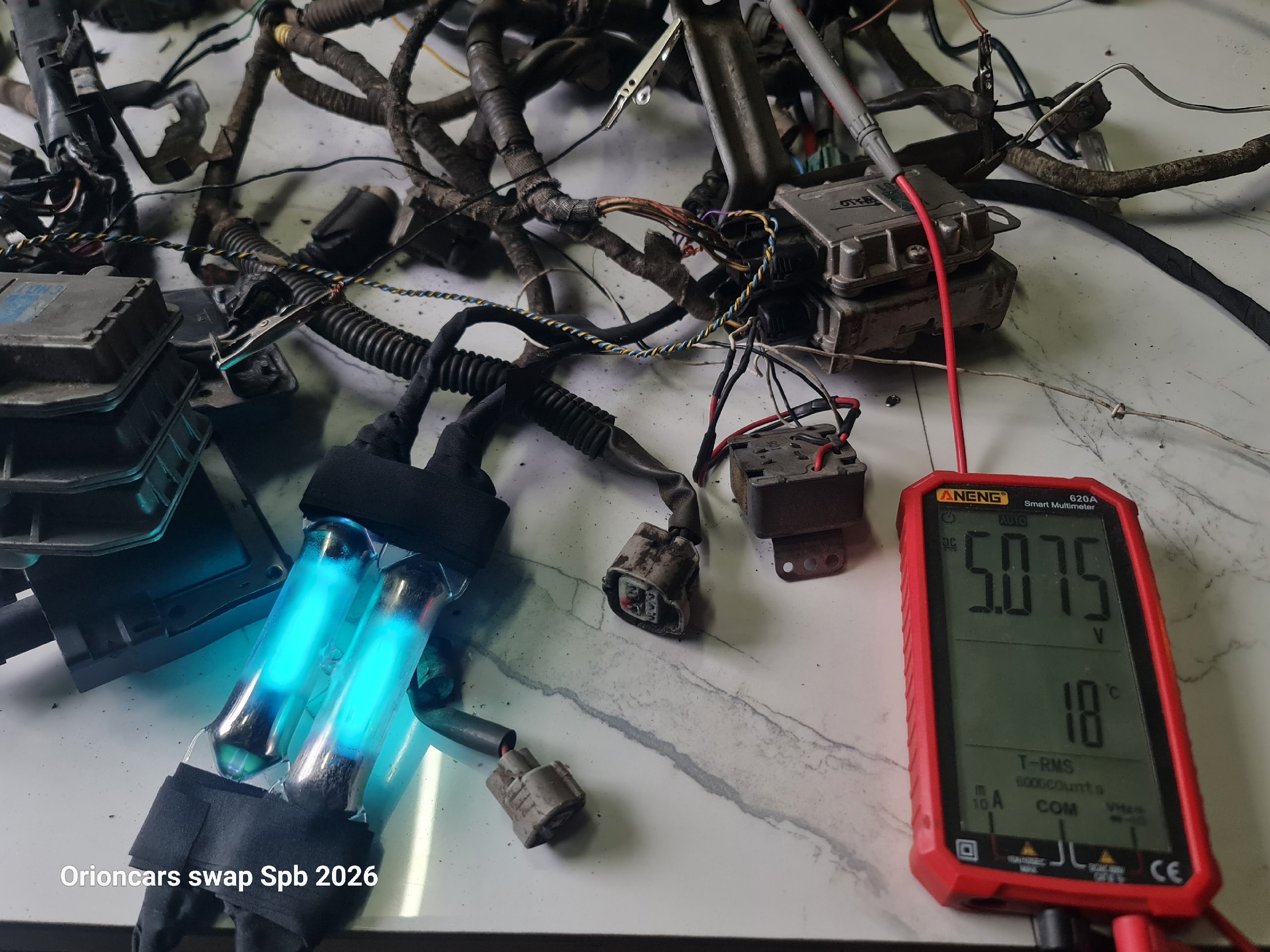 Отремонтированная коса двс 1uz fe non vvti: запустился второй игнитор. Убрали до