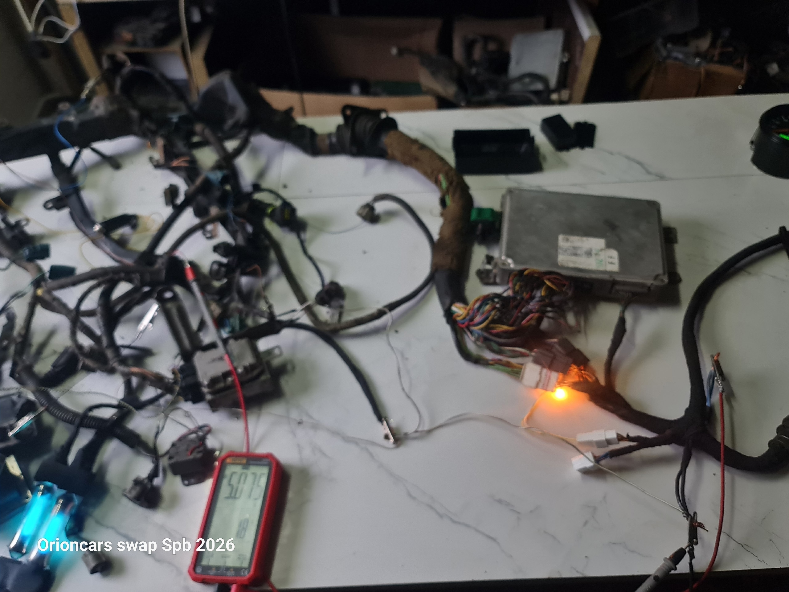 Отремонтированная коса двс 1uz fe non vvti: запустился второй игнитор. Убрали до