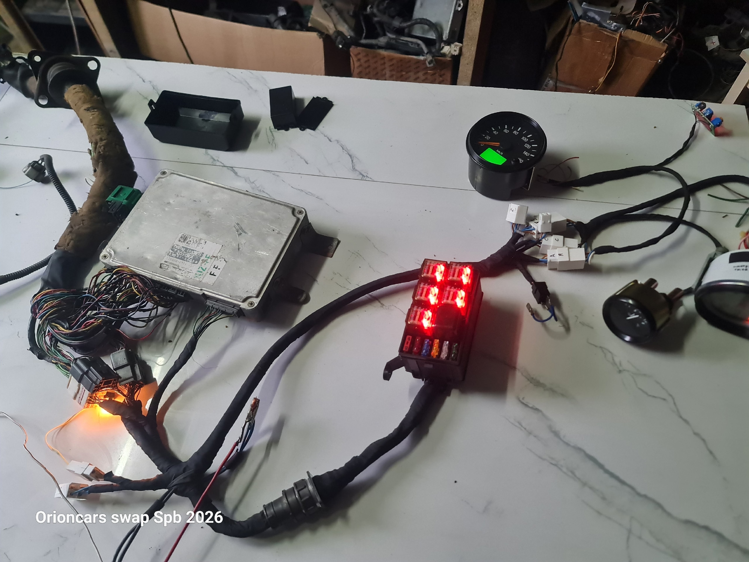 Отремонтированная коса двс 1uz fe non vvti: запустился второй игнитор. Убрали до