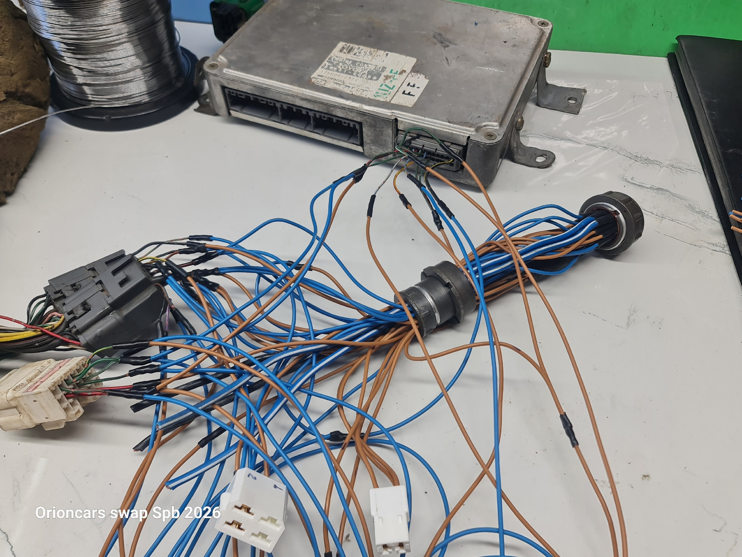 1uz fe non vvti васины усы: замученная коса двс. 
Соберем автономную электрику д