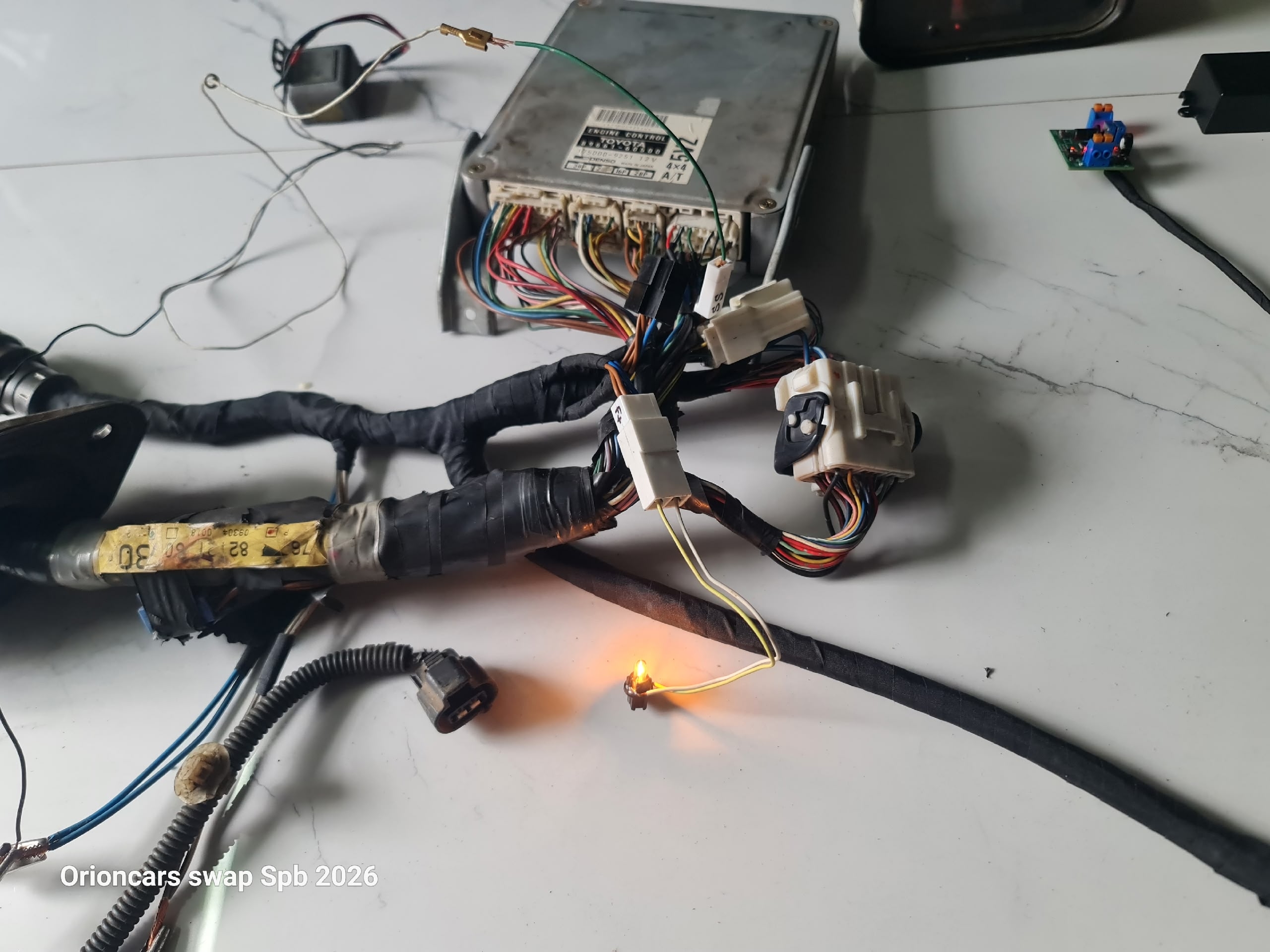 5vz fe non vvti поставил и завел. 
Соберем автономную электрику 5vz fe LC Ptado