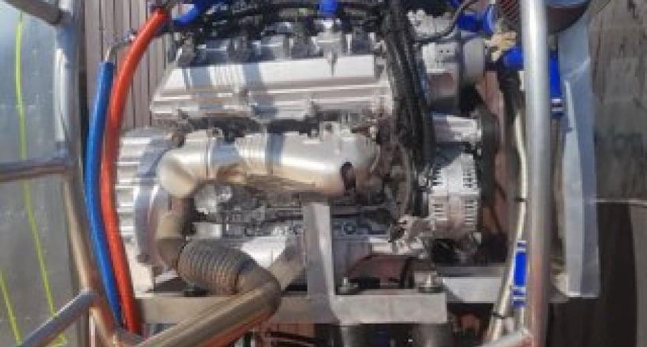 3uz fe 5/6 at под мт поставил и завел. Старт аэролодки. Тест двс, тест системы..