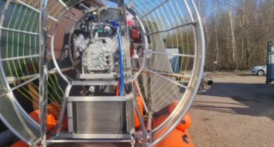 3uz fe 5/6 at под мт поставил и завел. Старт аэролодки. Тест двс, тест системы..