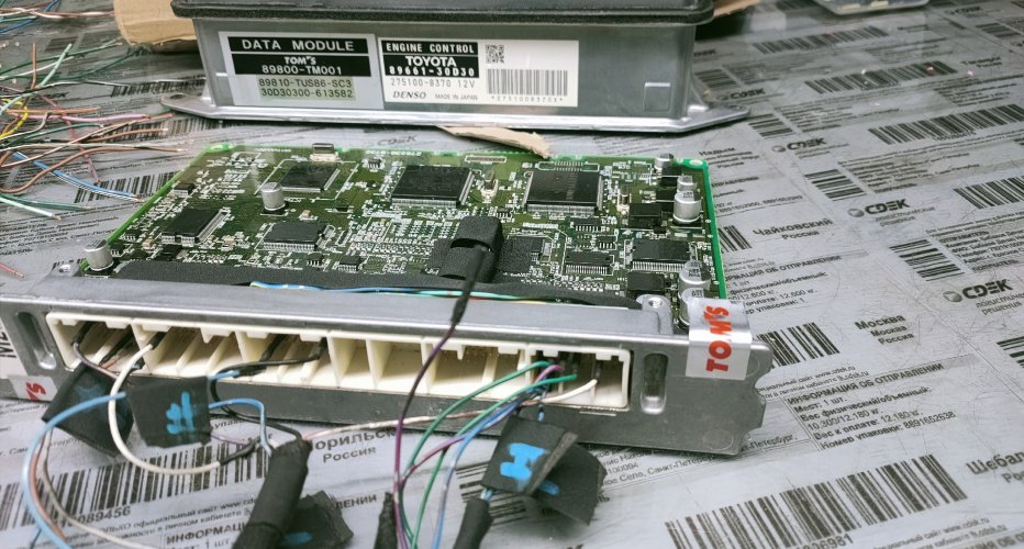 3uz fe 6at Toyota Crown. ЭБУ Томс.
ЭБУ TOMS есть ничто иное, как ЭБУ Тойота, но с..