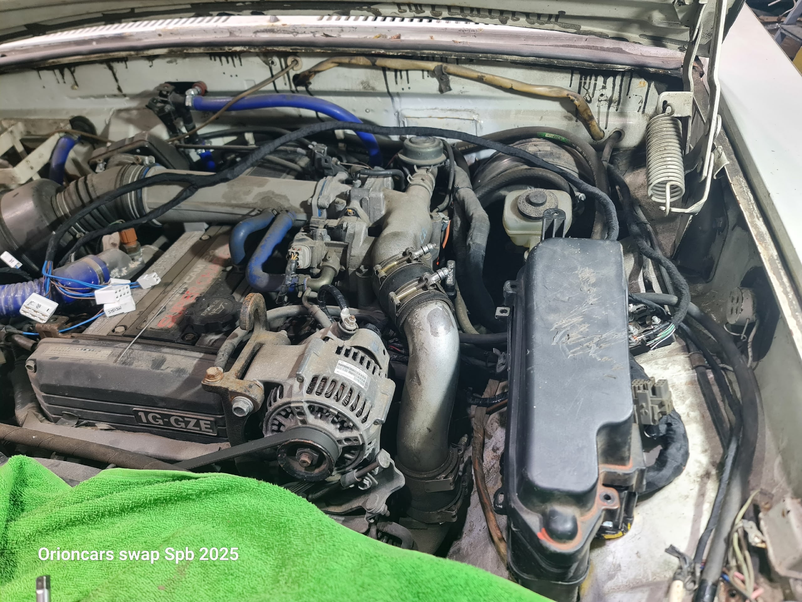 Завершили ремонт косы двс 1 G GZE: изгнали васины усы, собрали салонную чачть. Д